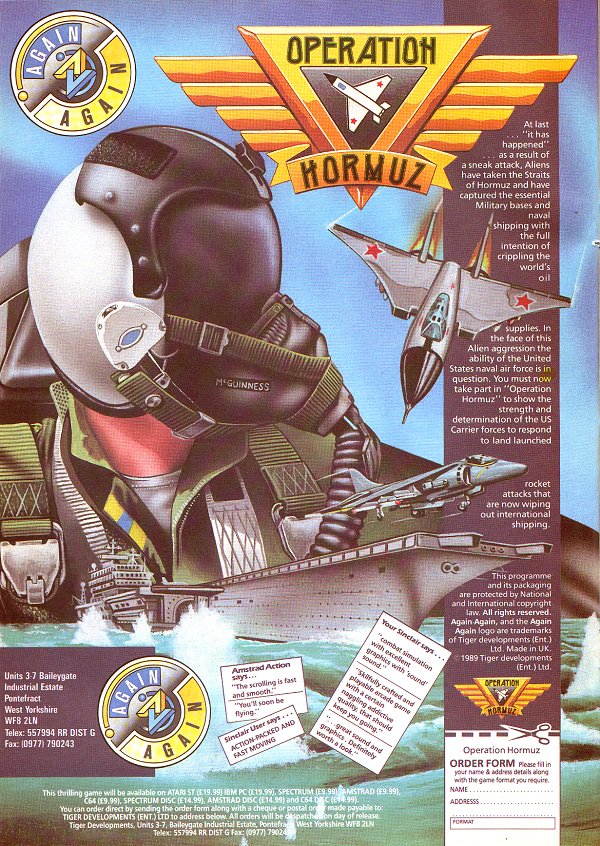 Screen from Operation Hormuz