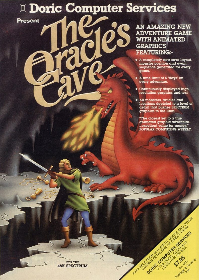 Screen from The Oracle's Cave