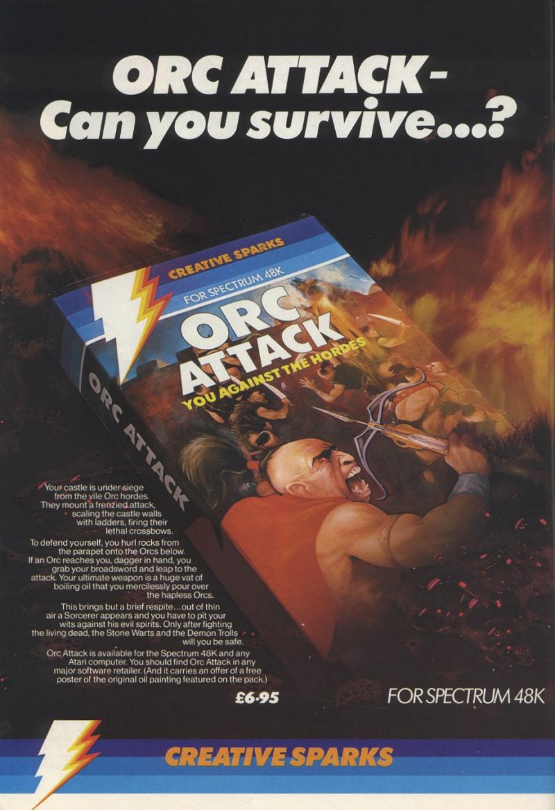 Screen from Orc Attack
