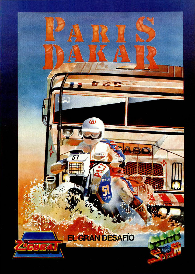 Screen from Paris-Dakar
