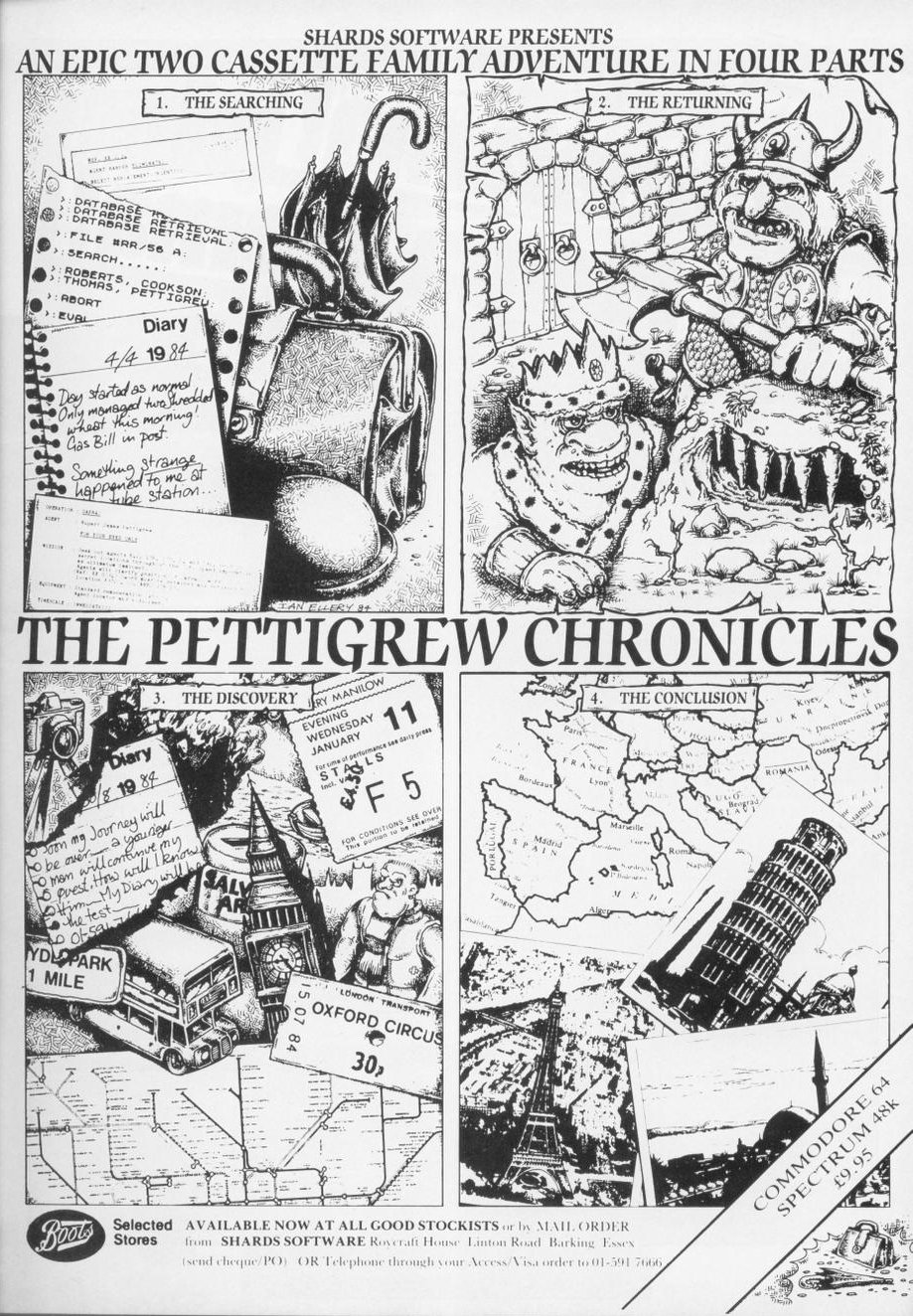 Screen from The Pettigrew Chronicles