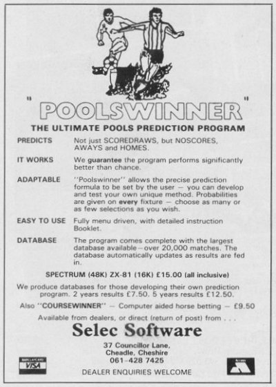 Screen from Poolswinner