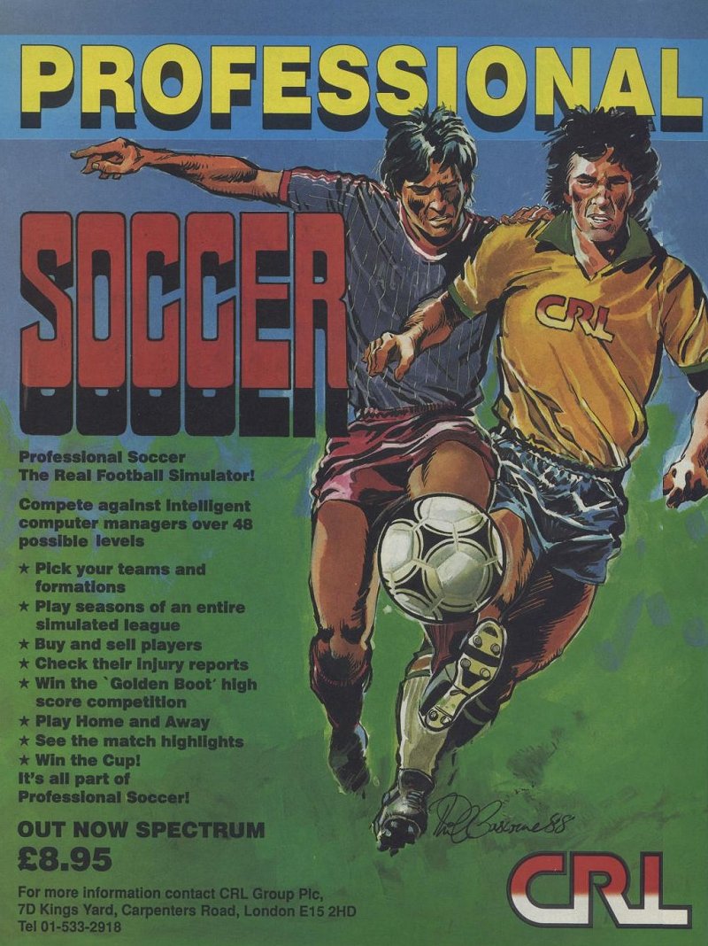 Screen from Professional Soccer