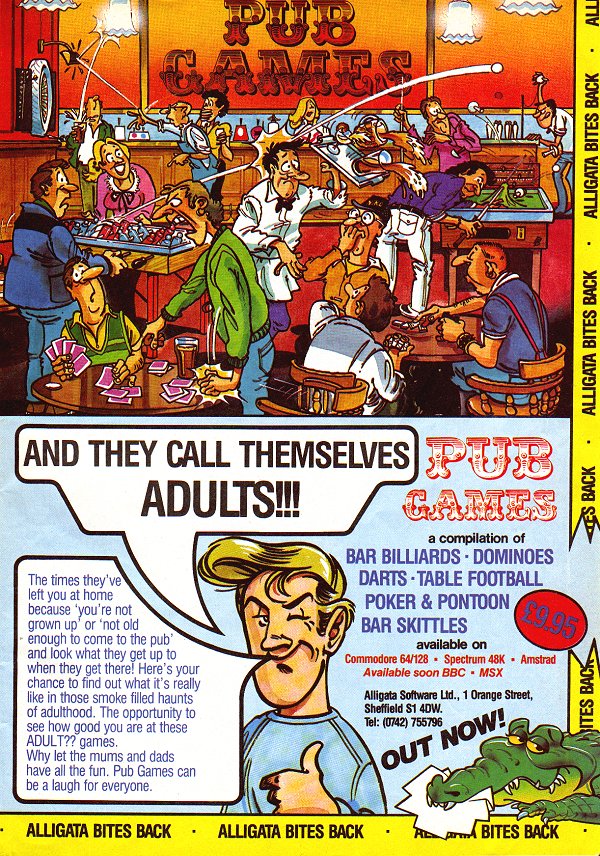 Screen from Pub Games