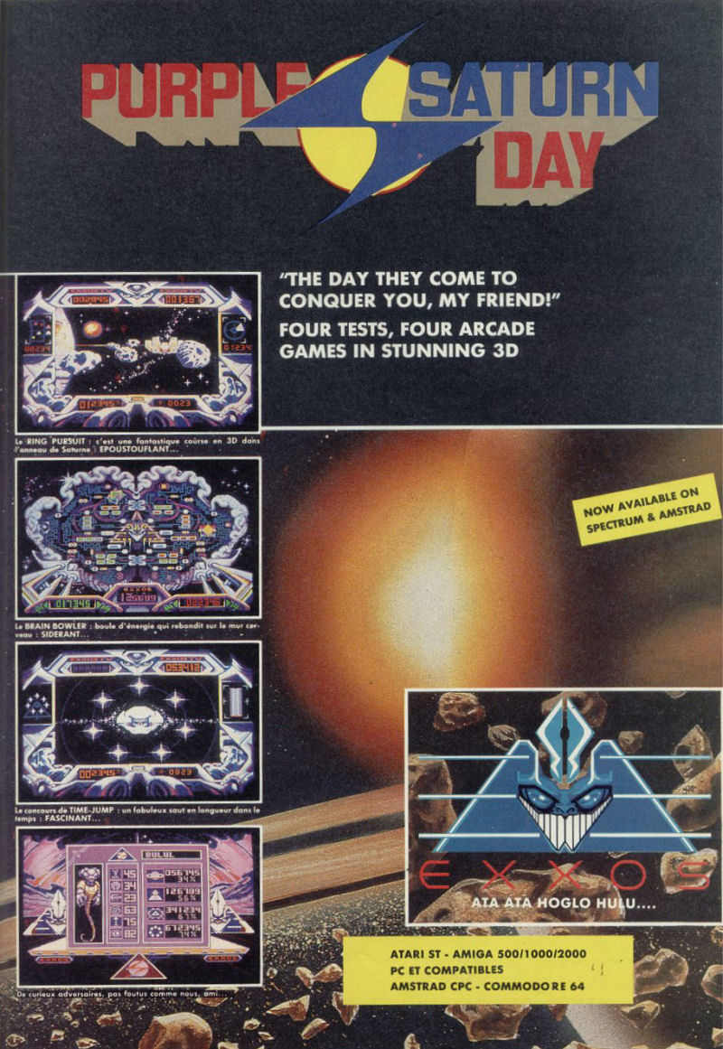Screen from Purple Saturn Day