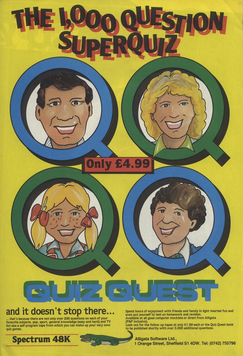 Screen from Quiz Quest