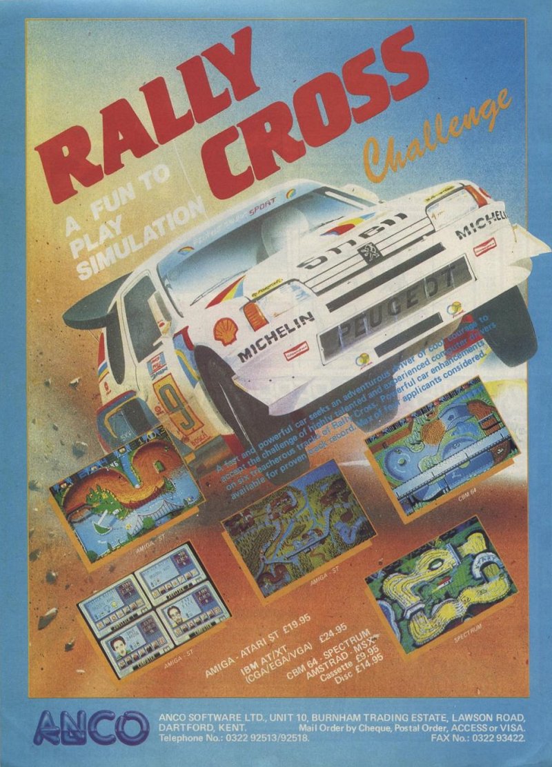 Screen from Rally Cross