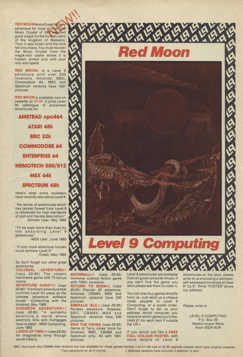 Screen from Red Moon