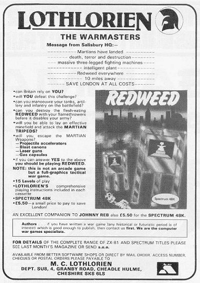Screen from Redweed