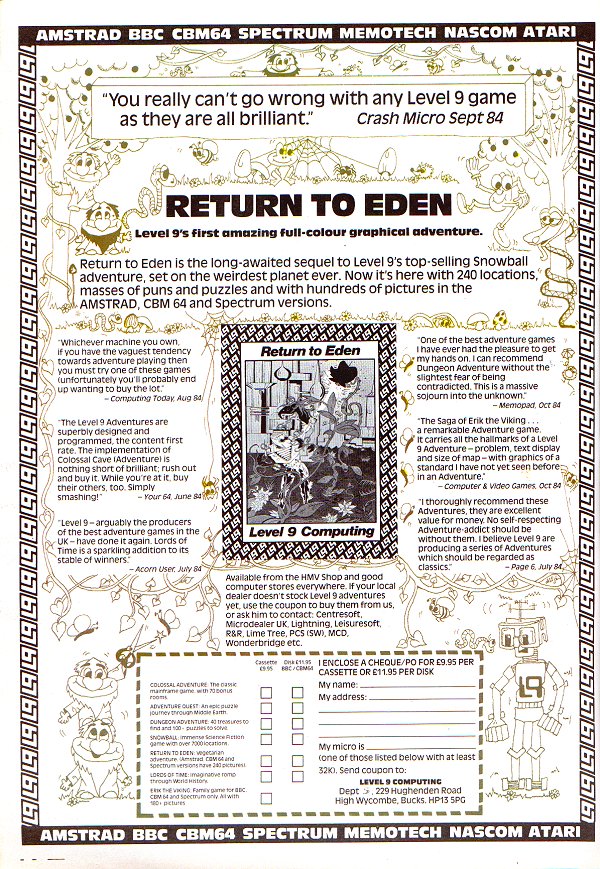 Screen from Return to Eden