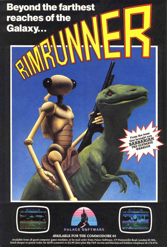 Screen from Rimrunner