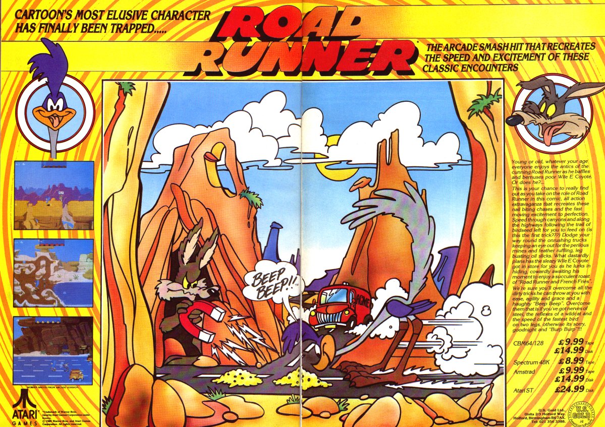 Screen from Road Runner