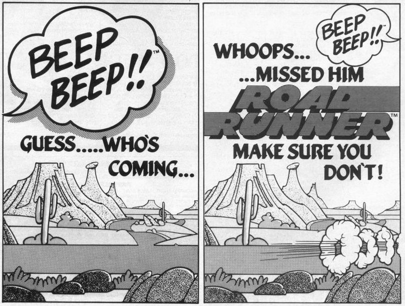 Screen from Road Runner
