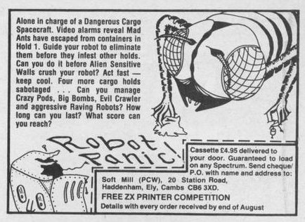 Screen from Robot Panic