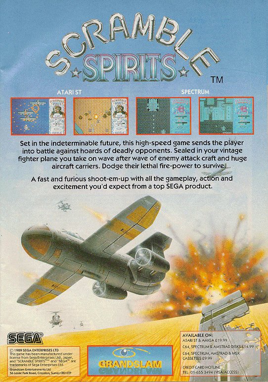 Screen from Scramble Spirits