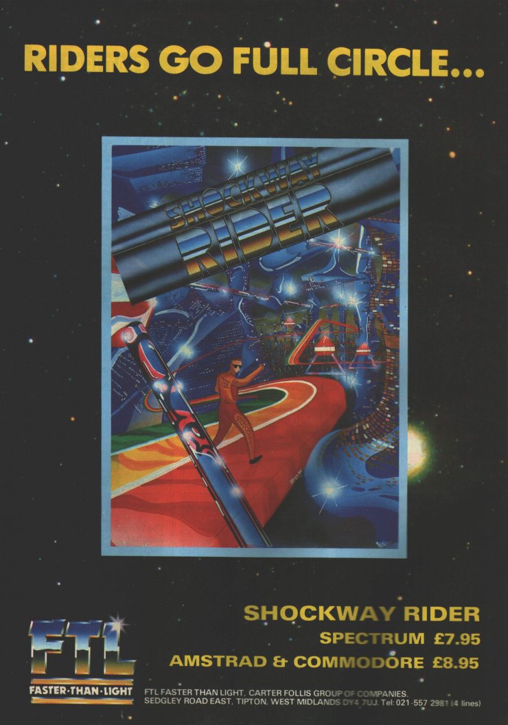 Screen from Shockway Rider