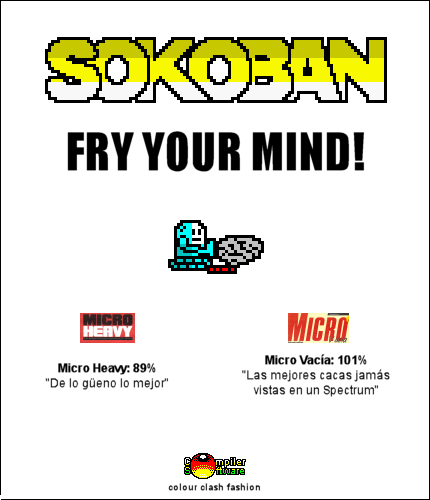 Screen from Sokoban
