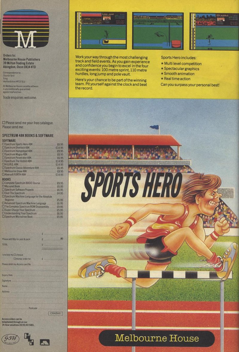 Screen from Sports Hero