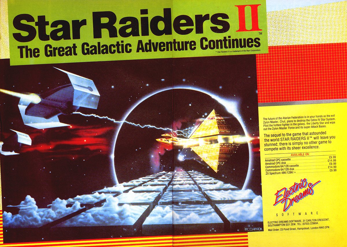 Screen from Star Raiders II