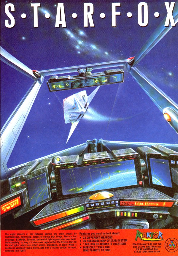 Screen from Starfox