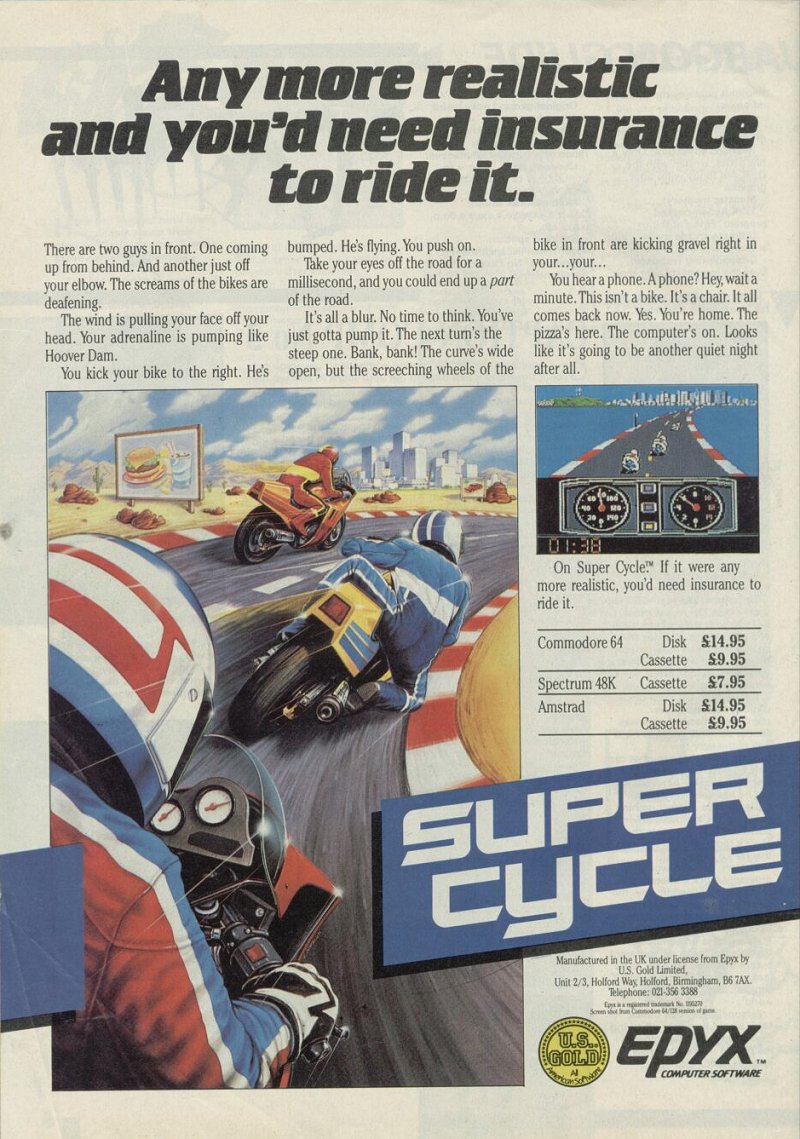 Screen from Super Cycle