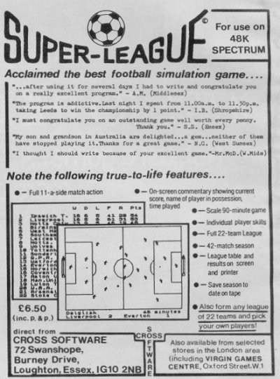 Screen from Super League