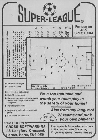 Screen from Super League