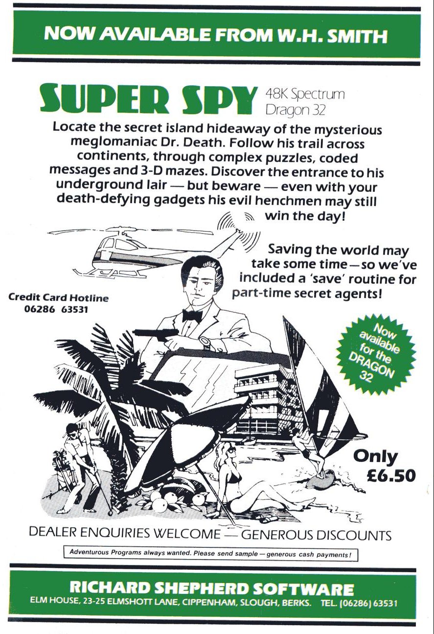 Screen from Super Spy