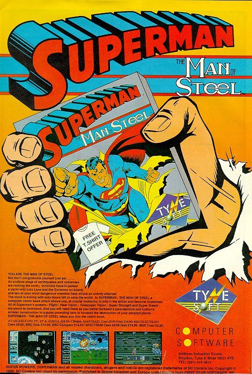 Screen from Superman - The Man of Steel