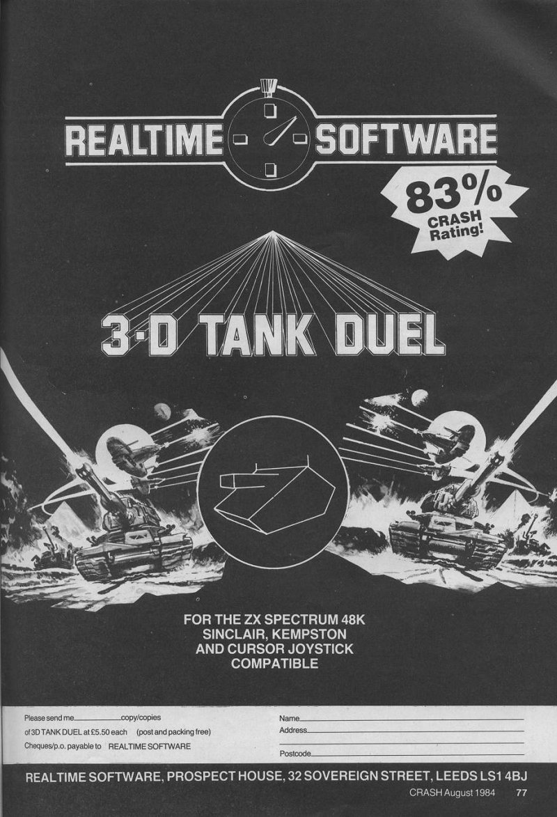 Screen from 3D Tank Duel