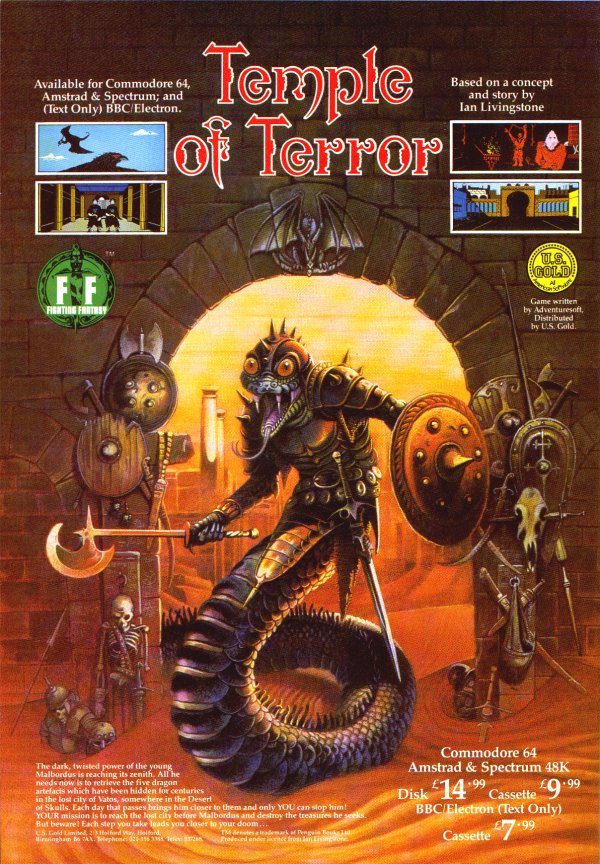 Screen from Temple of Terror