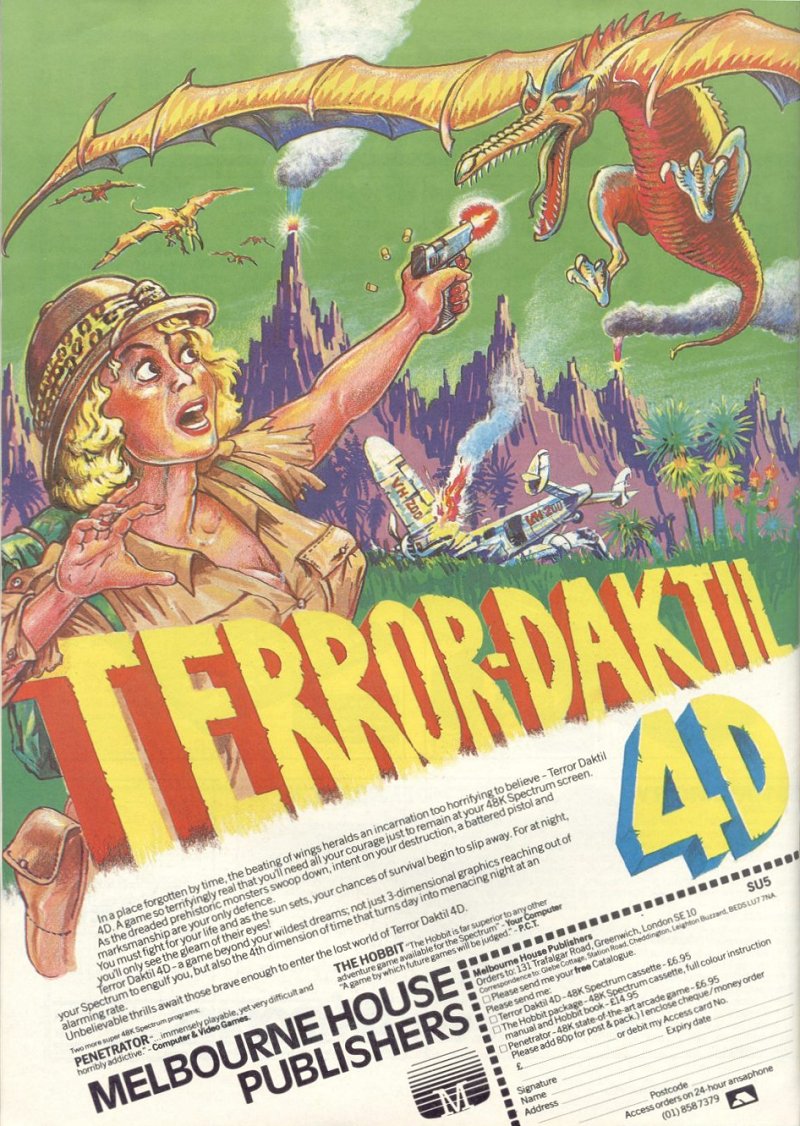 Screen from Terror-Daktil 4D