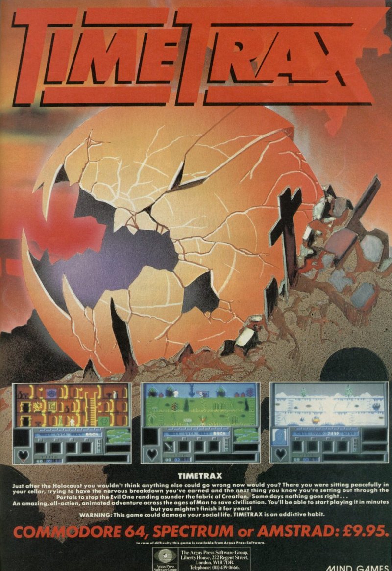 Screen from TimeTrax