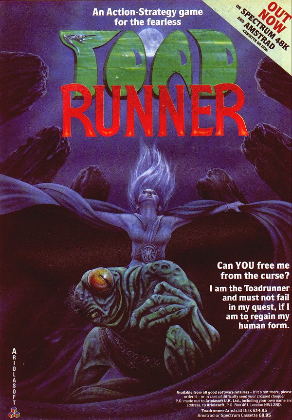 Screen from Toadrunner