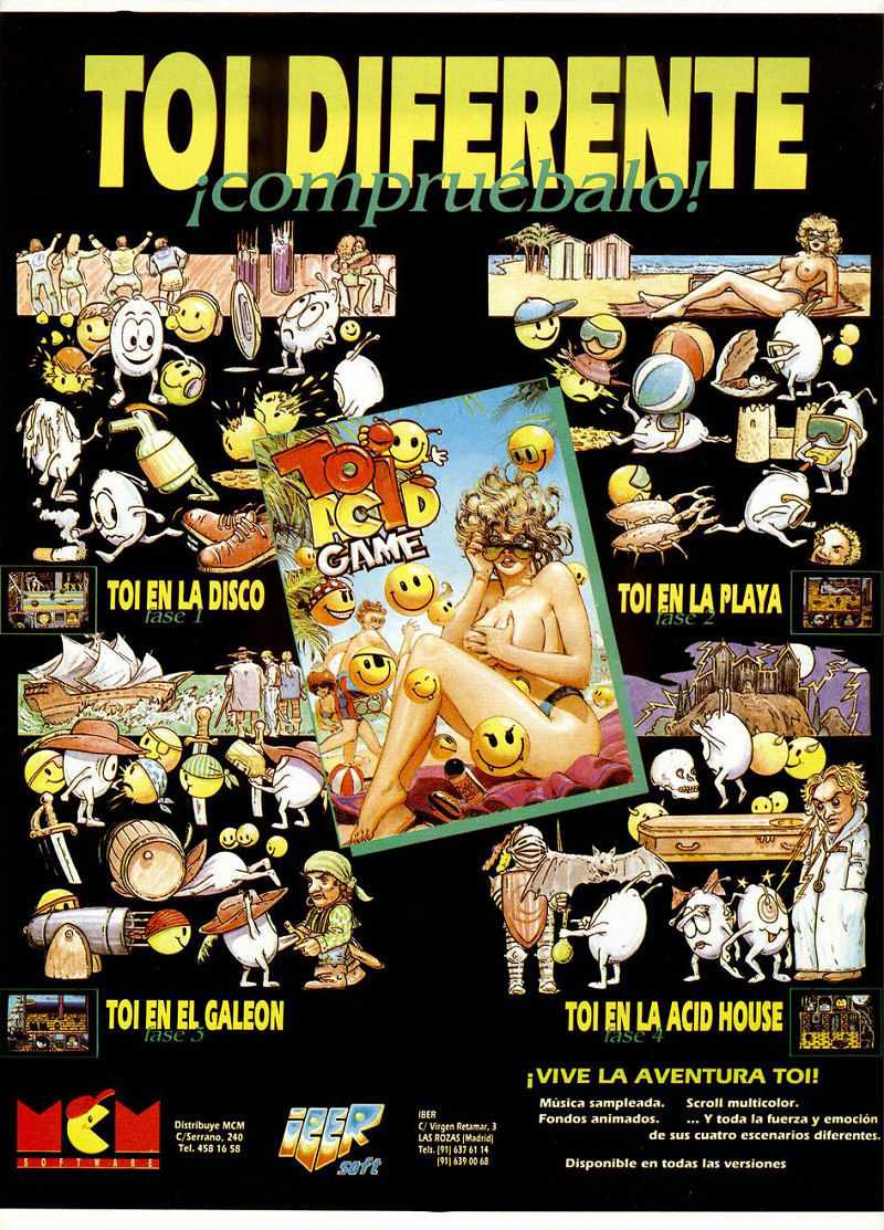 Screen from Toi Acid Game
