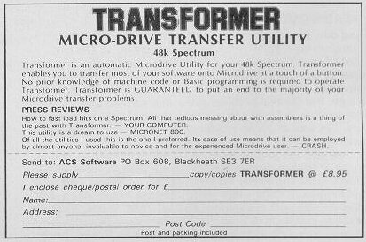 Screen from Trans-Former