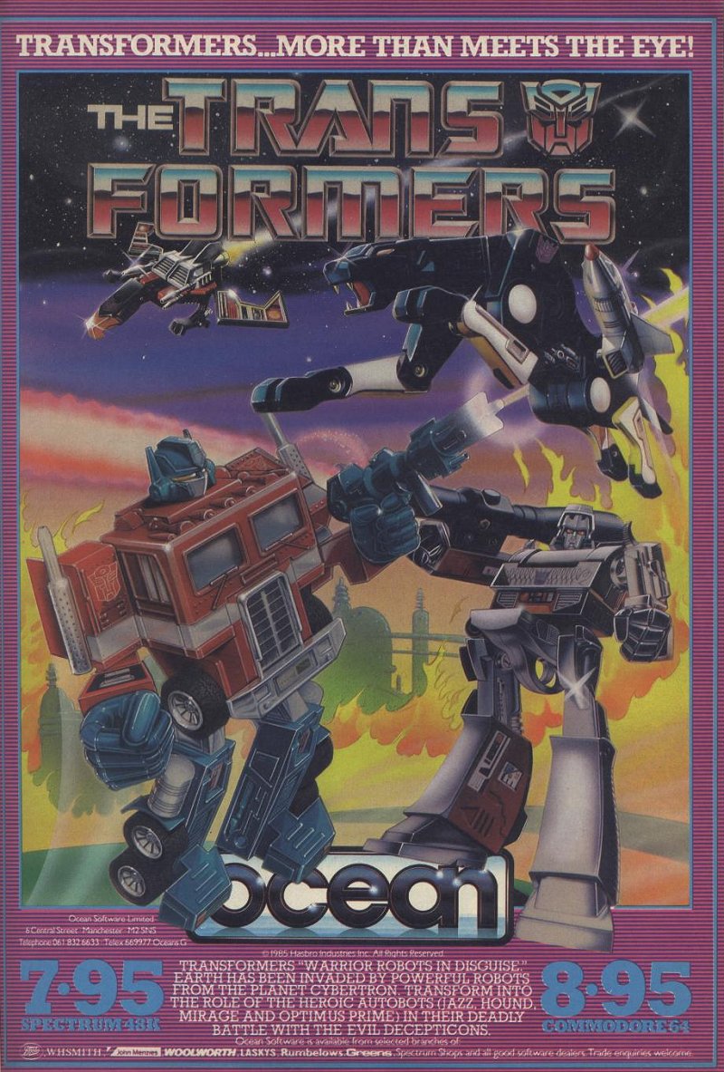 Screen from The Transformers