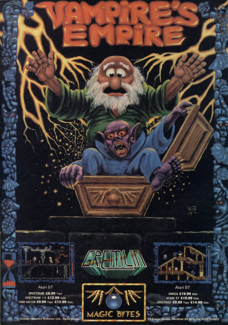 Screen from Vampire's Empire