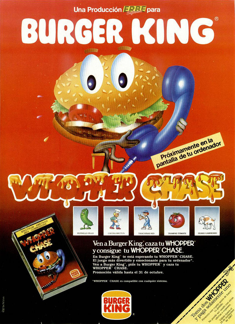 Screen from Whopper Chase