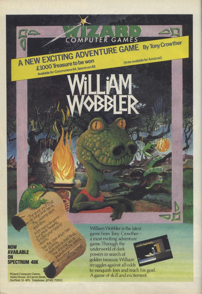 Screen from William Wobbler