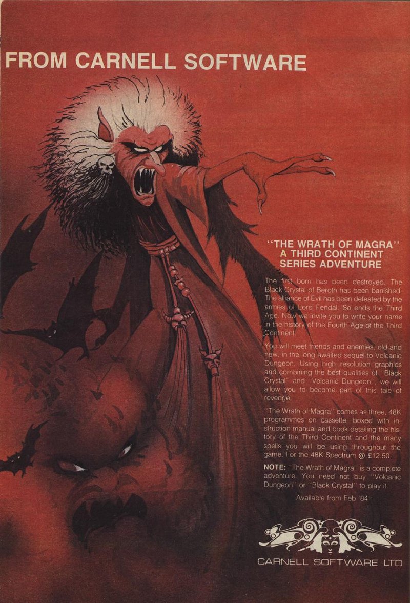 Screen from The Wrath of Magra