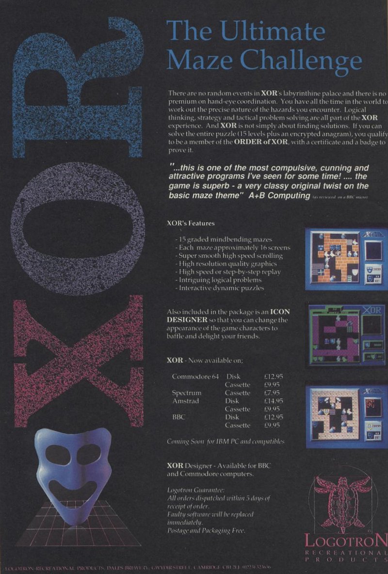 Screen from XOR