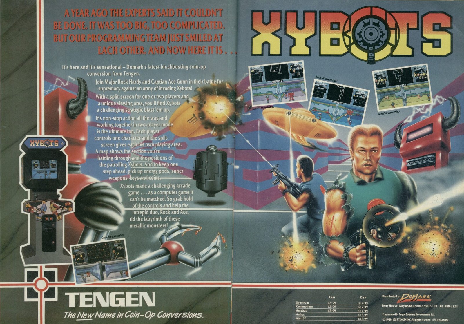Screen from Xybots