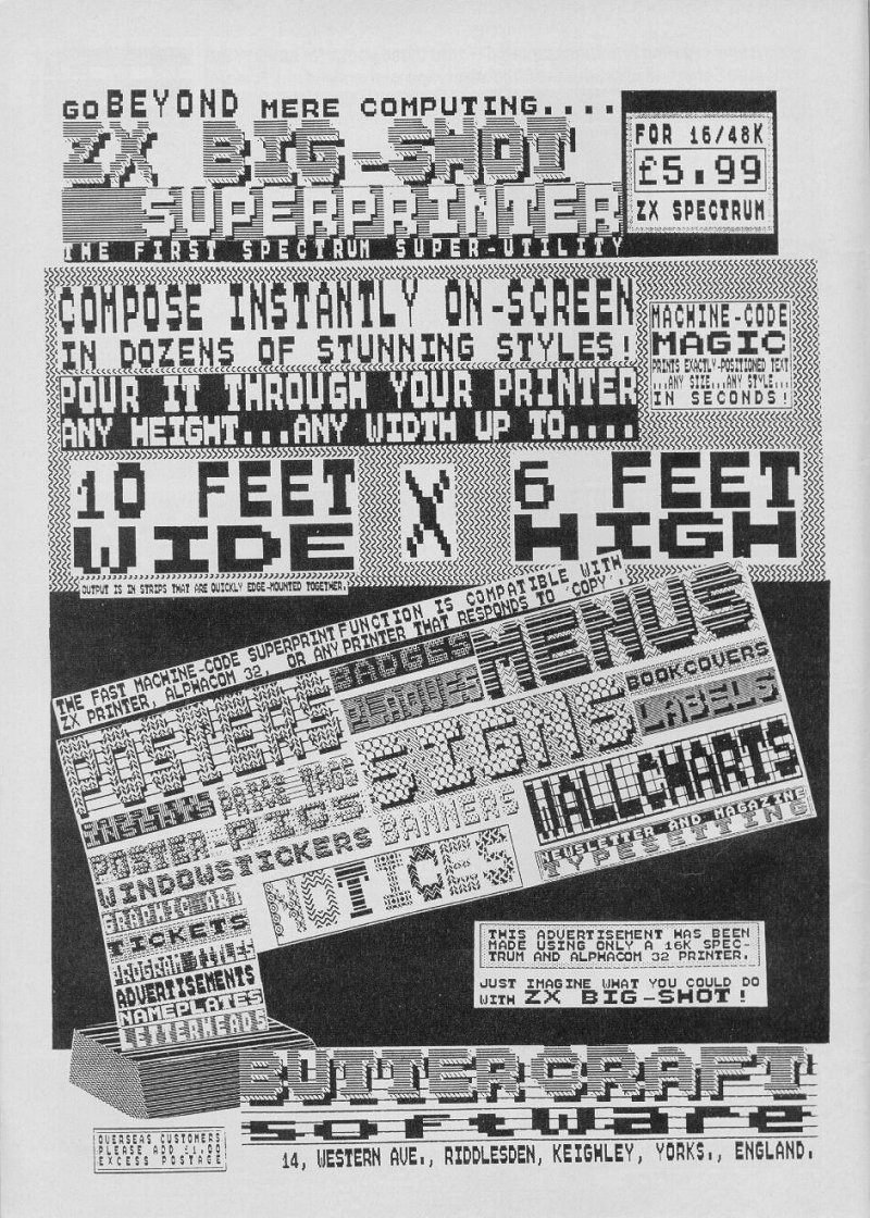 Screen from ZX Big-Shot