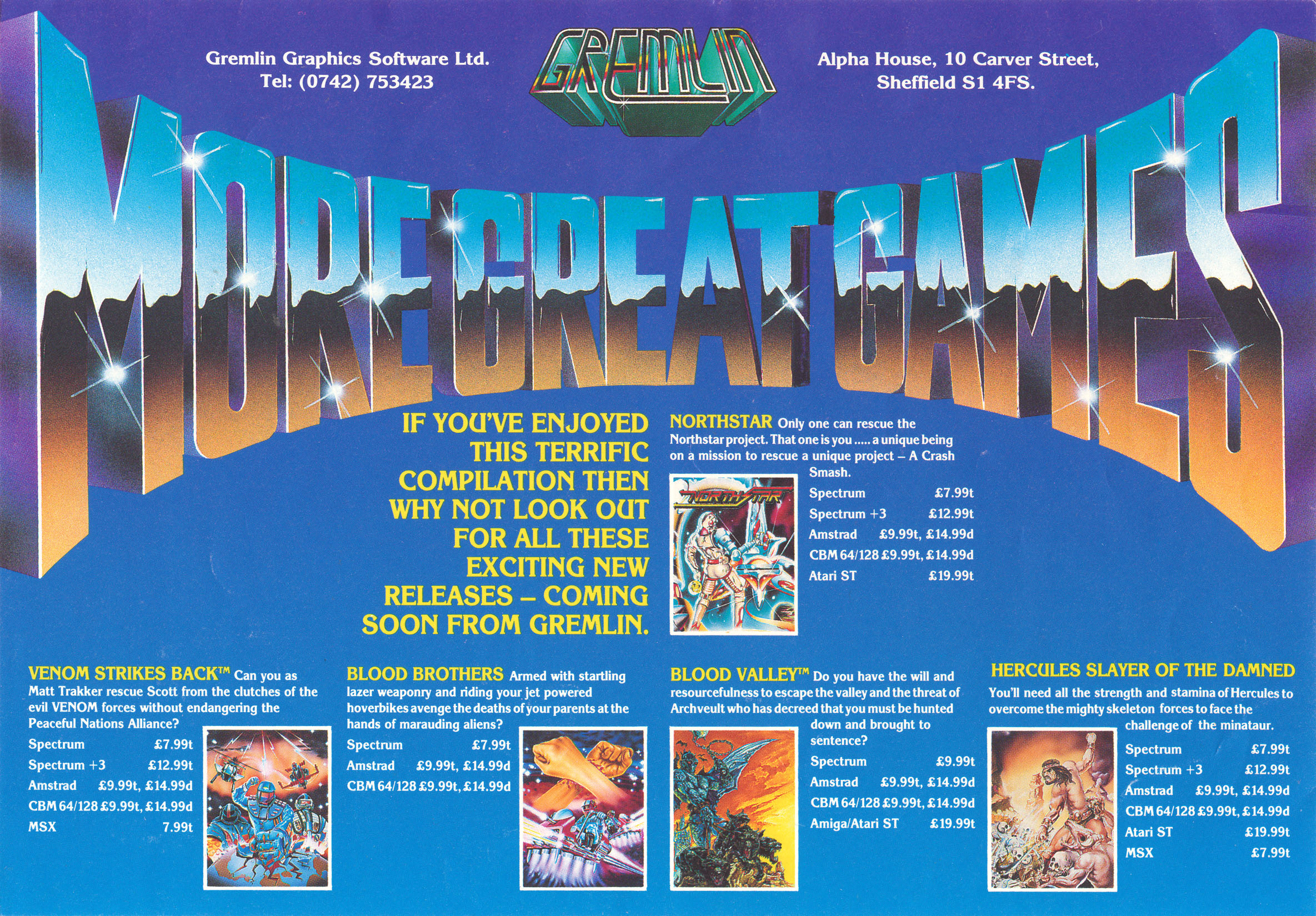 Screen from 10 Great Games II