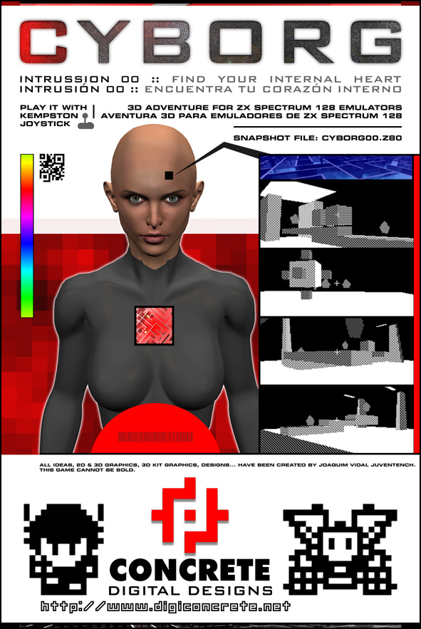 Screen from Cyborg: Intrussion 00 > 3D