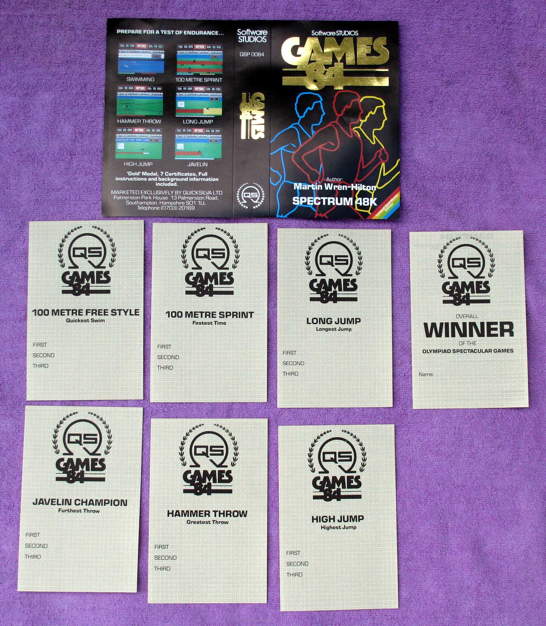 Screen from Games '84