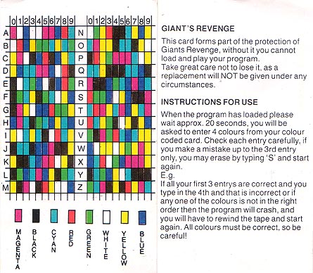 Screen from Giant's Revenge