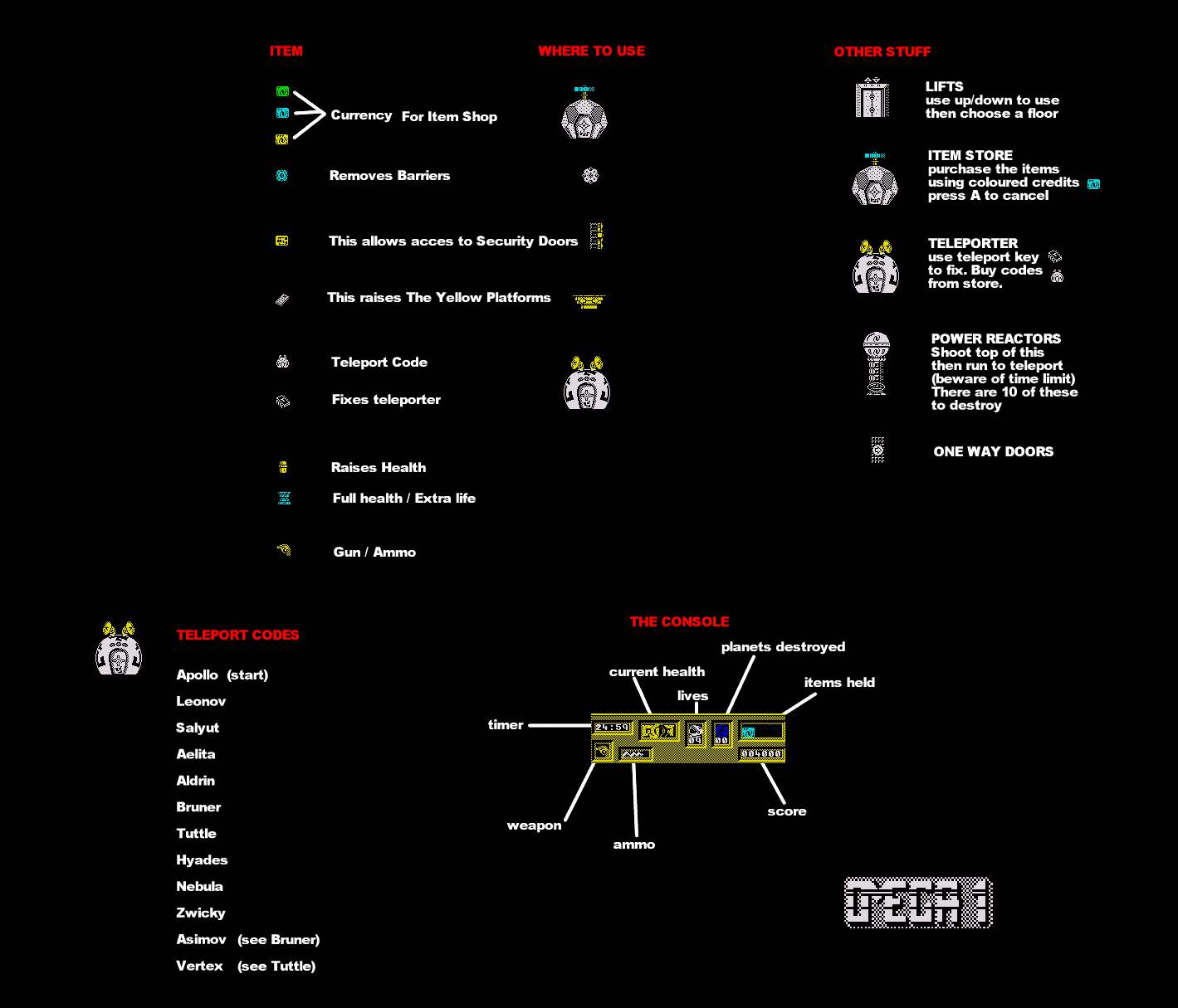 Screen from Omega One