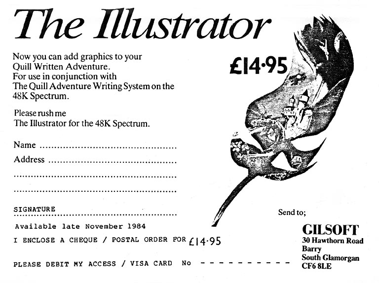 Screen from The Quill Adventure System